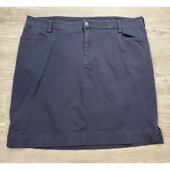 Duluth Trading Co. Skirt With Pockets Women’s Size 18 - Picture 1 of 6